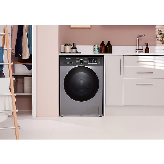 Samsung WD80TA046BX Series 5 Washer Dryer, 8kg/5kg, 1400 Spin, Grey, E Rated