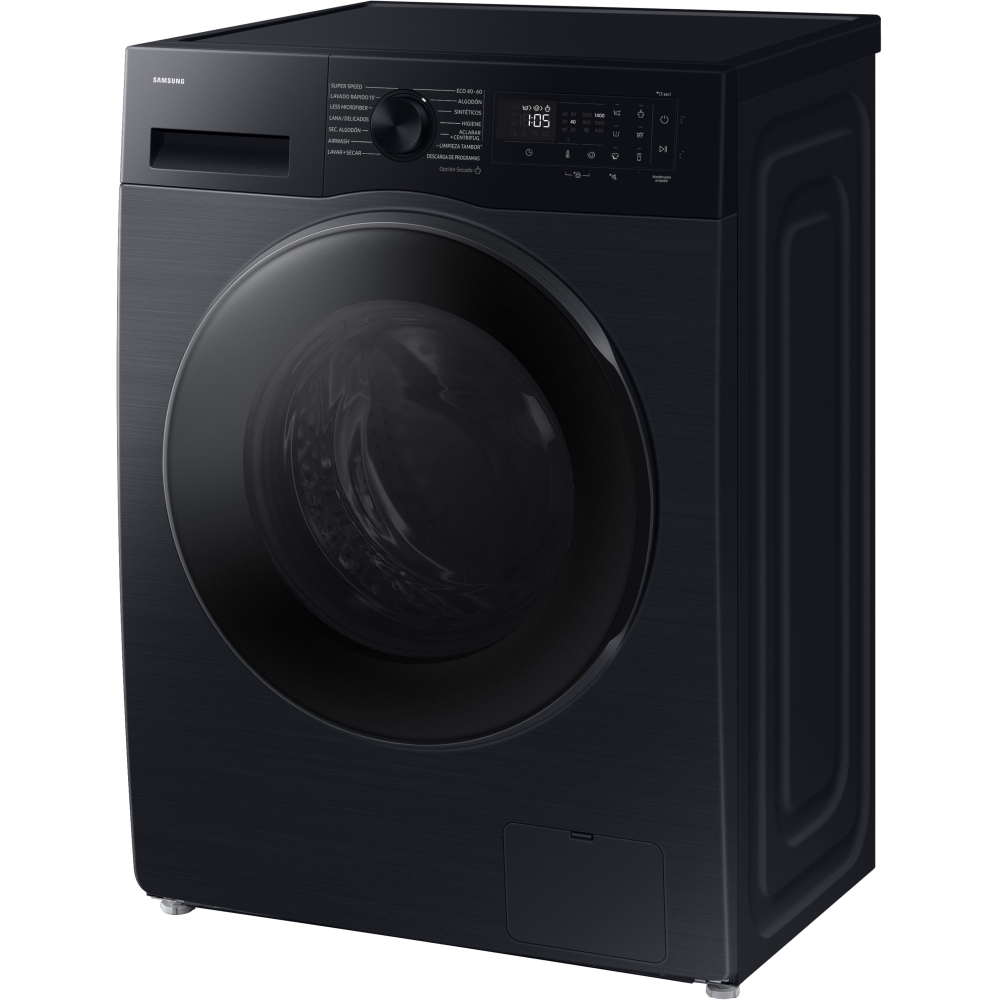 Samsung WD90DG5G34BBEU Series 5 Washer Dryer, 9kg/5kg, 1400 Spin, Black, E Rated