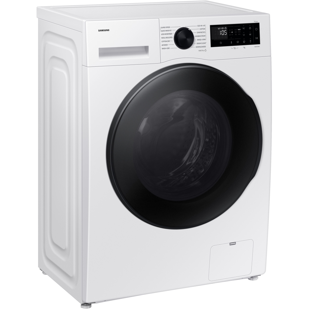 Samsung WD90DG5G34BEEU Series 5 Washer Dryer, 9kg/5kg, 1400 Spin, White, E Rated