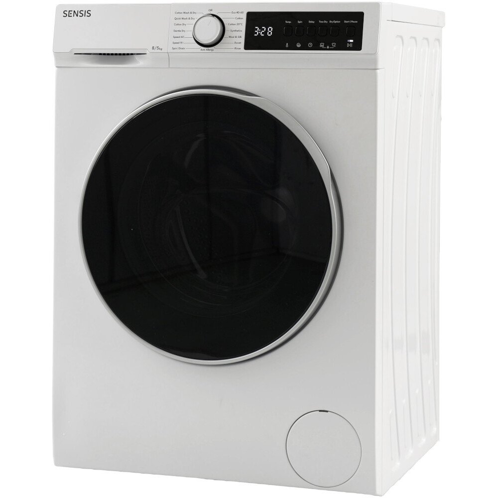 Sensis WDF018514AW Washer Dryer, 8kg/5kg, 1400 Spin, White, E Rated