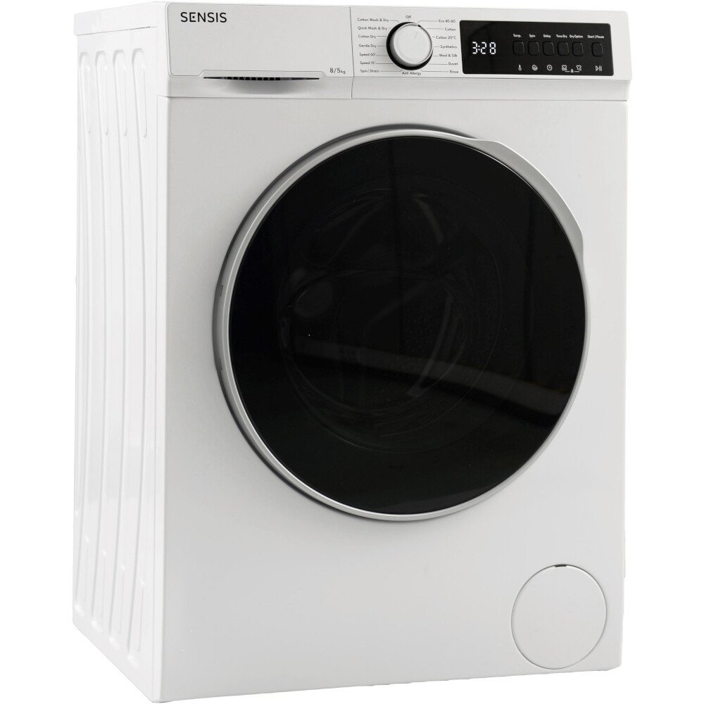 Sensis WDF018514AW Washer Dryer, 8kg/5kg, 1400 Spin, White, E Rated