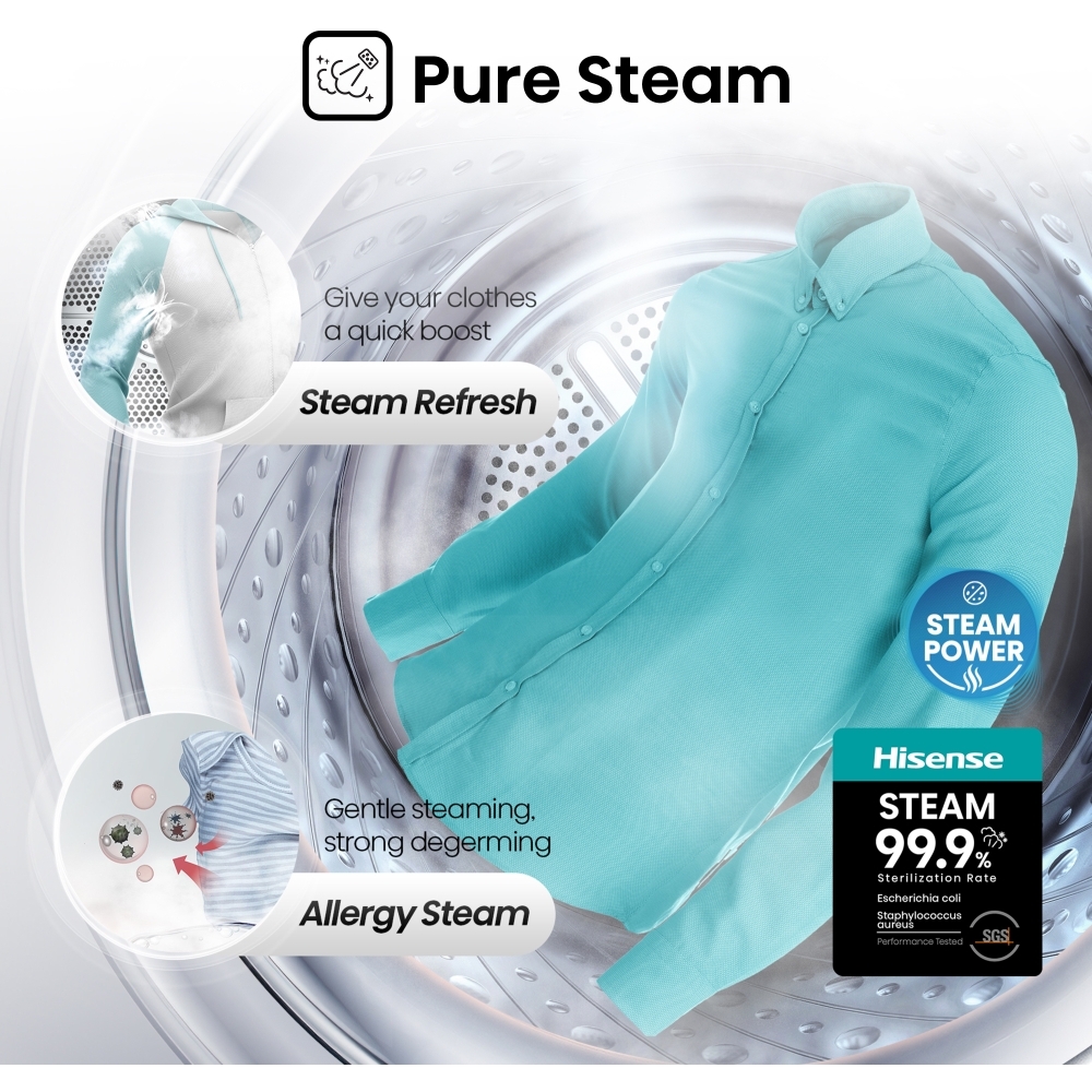 Samsung WD90DG5G34BE Machine à Laver Avec Sèche Linge Pose Libre Charge Avant Blanc E 95401265