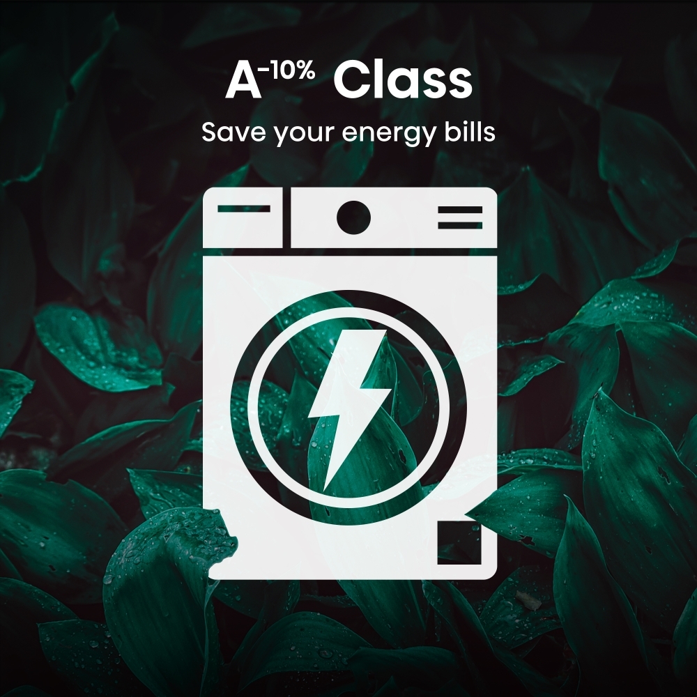 Hisense WF1Q9041BW Washing Machine, 9kg, 1400 Spin, White, A Rated