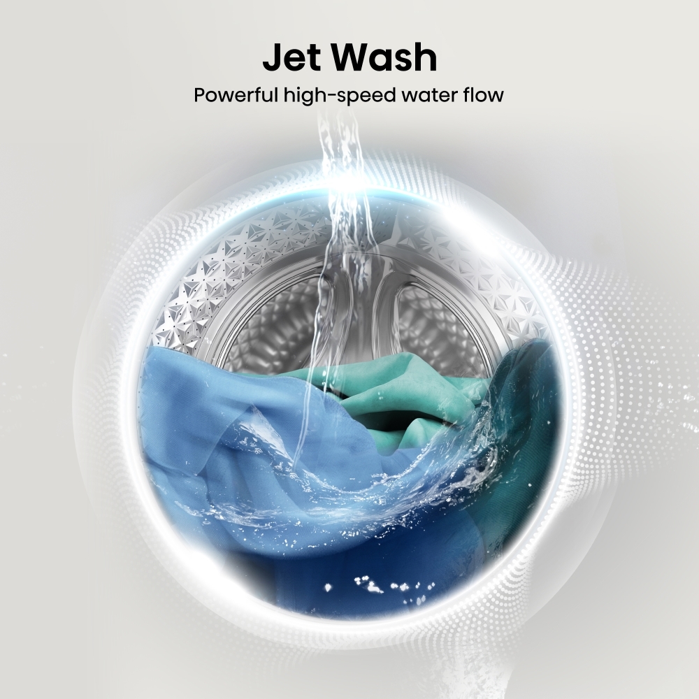 Hisense WF3S9043BW3 Washing Machine, 9kg, 1400 Spin, White, A Rated