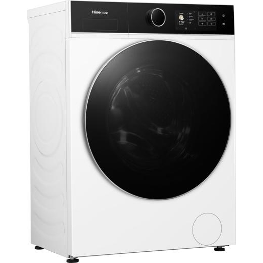 Hisense WF5I9043BWFS Washing Machine, 9kg, 1300 Spin, White, A Rated