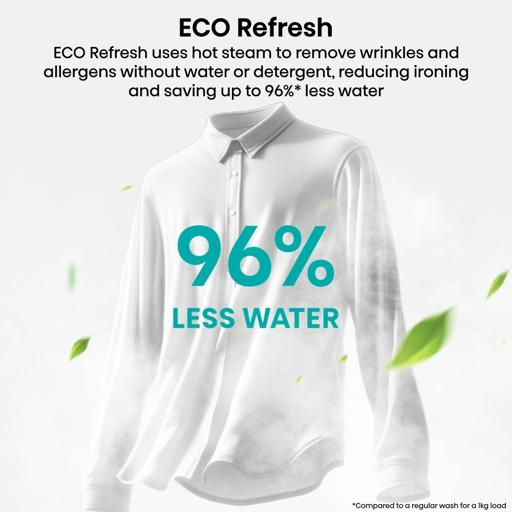 Hisense WF5I9043BWFS Washing Machine, 9kg, 1300 Spin, White, A Rated