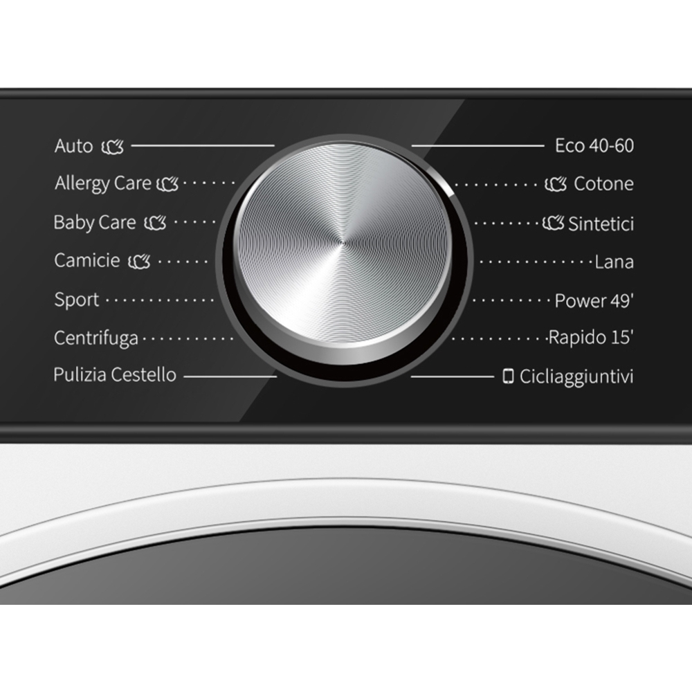 Hisense WF5S1045BW 5S Series Washing Machine, 10.5kg, 1400 Spin, White, A Rated