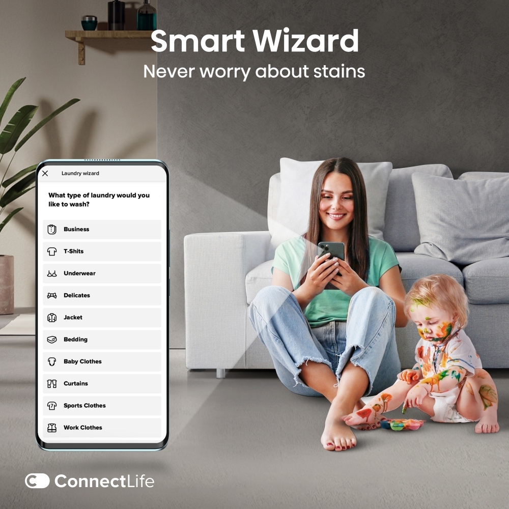 Hisense WF5S1245BB 5S Series Washing Machine, 12kg, 1400 Spin, Black, A Rated