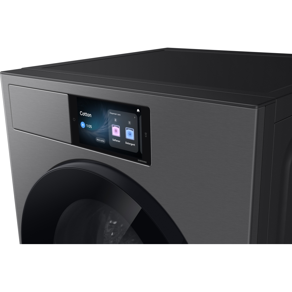 Samsung WF90H09C4ST1 Washing Machine, 9kg, 1400 Spin, Grey, A Rated