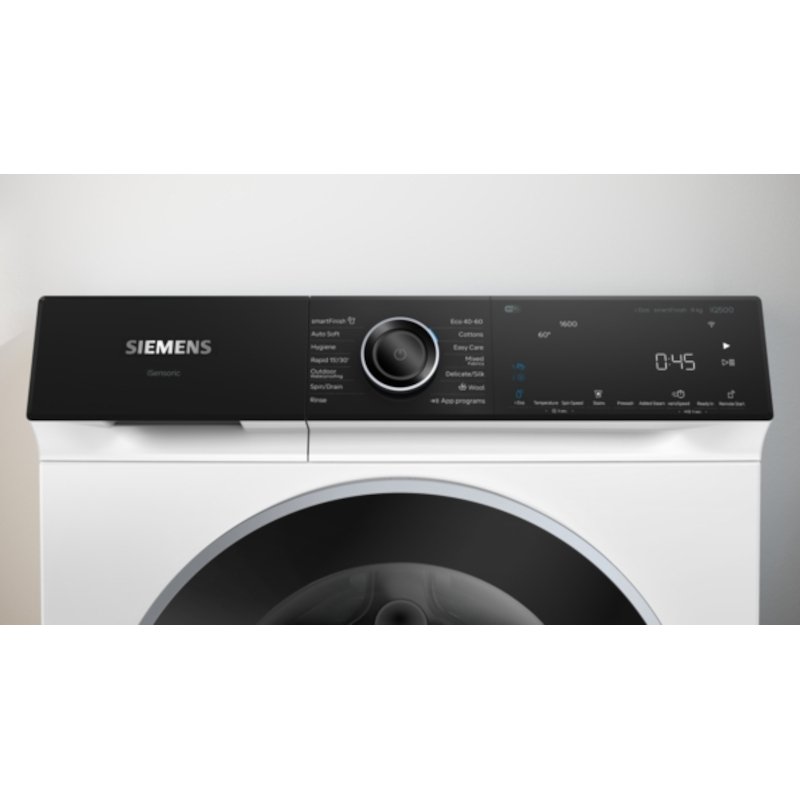Siemens WG46H2A9GB iQ500 Washing Machine, 9kg, 1600 Spin, White, A Rated