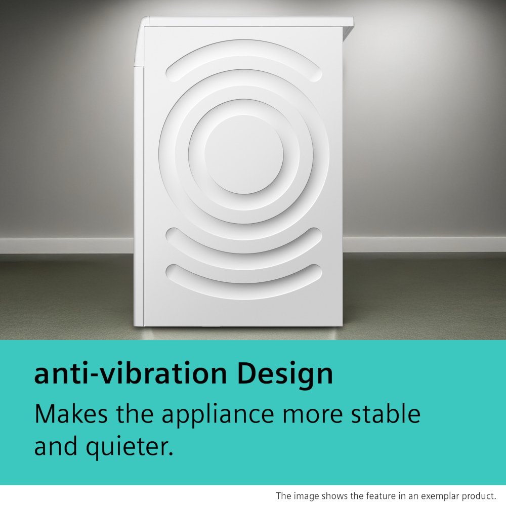 Siemens WG46H2AXGB iQ500 Washing Machine, 9kg, 1600 Spin, Silver, A Rated