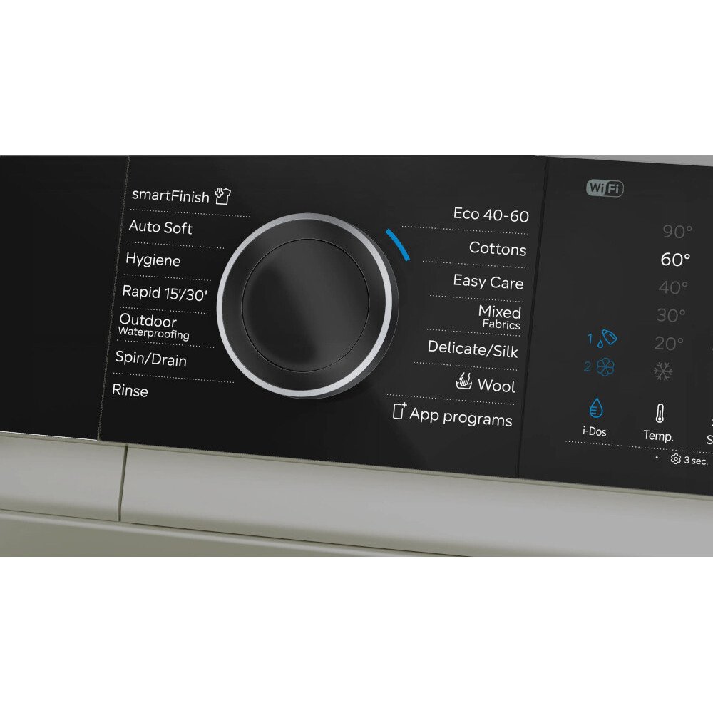 Siemens WG46H2AXGB iQ500 Washing Machine, 9kg, 1600 Spin, Silver, A Rated