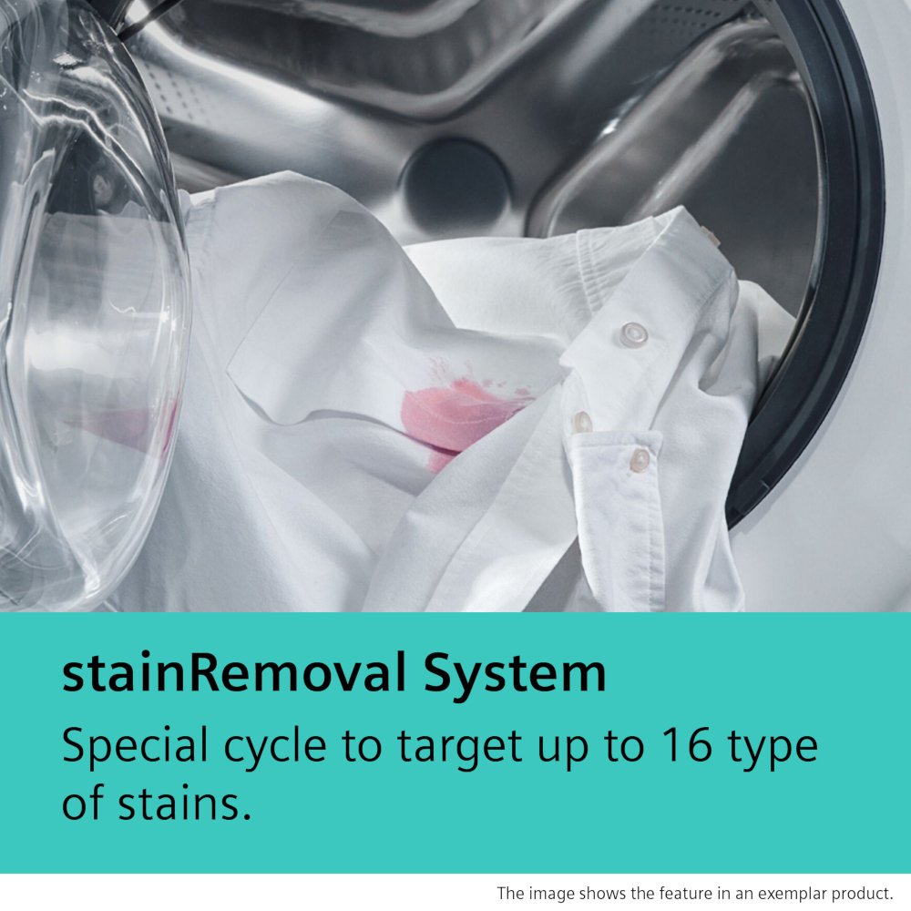 Siemens WG46H2AXGB iQ500 Washing Machine, 9kg, 1600 Spin, Silver, A Rated