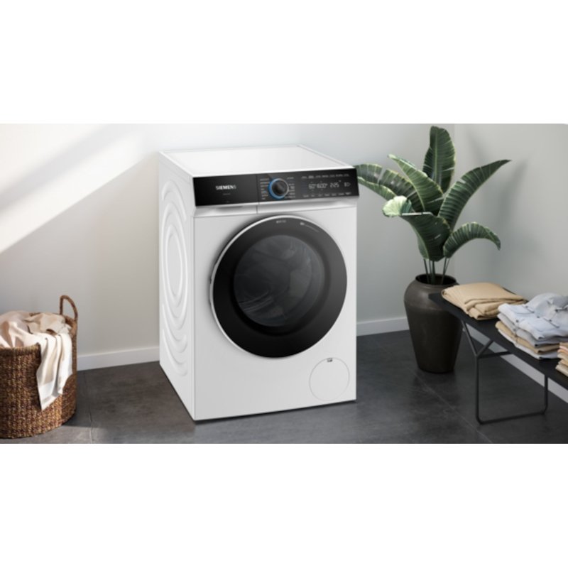 Siemens WG56B2A2GB iQ700 Washing Machine, 10kg, 1600 Spin, White, A Rated