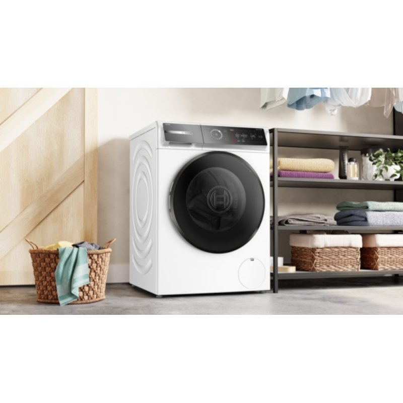 Bosch WGB256A2GB Series 8 Washing Machine, 10kg, 1400 Spin, White, A Rated