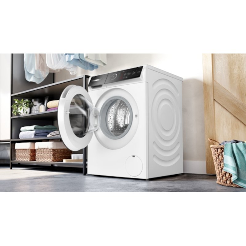 Bosch WGB256A2GB Series 8 Washing Machine, 10kg, 1400 Spin, White, A Rated