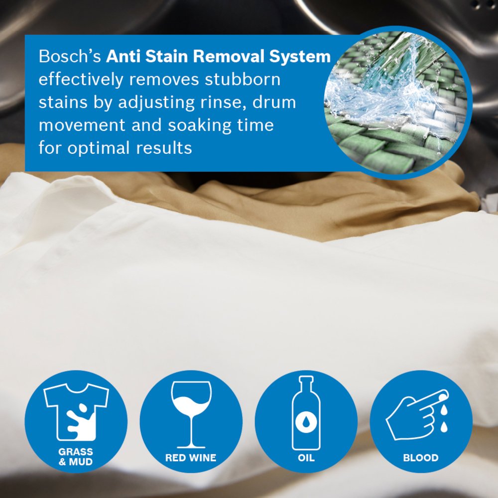 Bosch WGG244ZCGB Series 6 Washing Machine, 9kg, 1400 Spin, Grey, A Rated