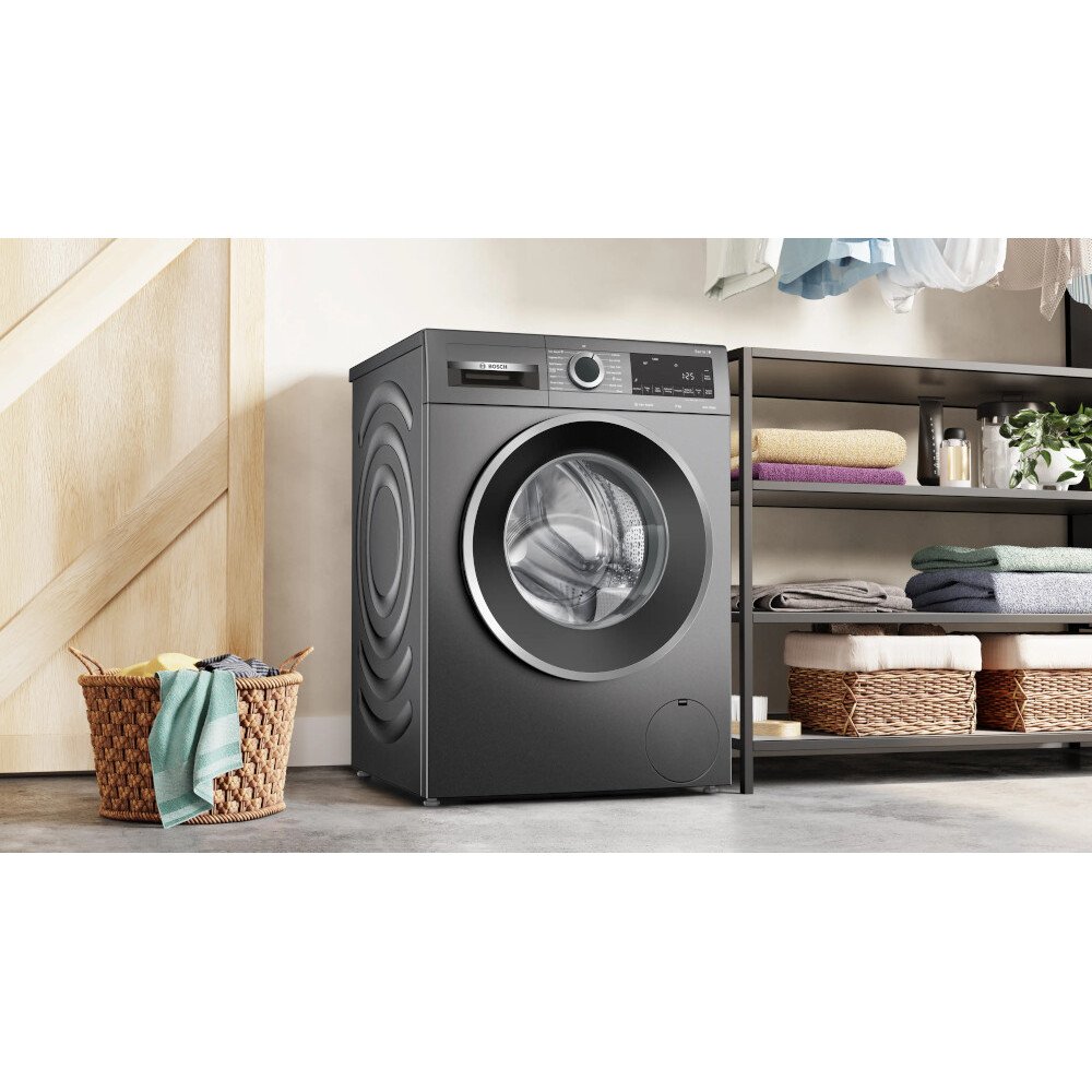 Bosch WGG244ZCGB Series 6 Washing Machine, 9kg, 1400 Spin, Grey, A Rated
