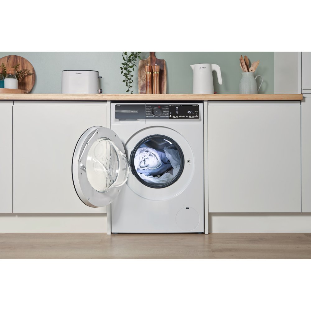 Bosch WGH254A0GB Series 6 Washing Machine, 10kg, 1400 Spin, White, A Rated