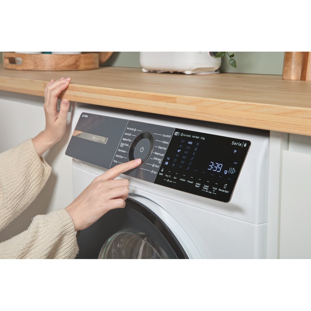 Bosch WGH254A0GB Series 6 Washing Machine, 10kg, 1400 Spin, White, A Rated