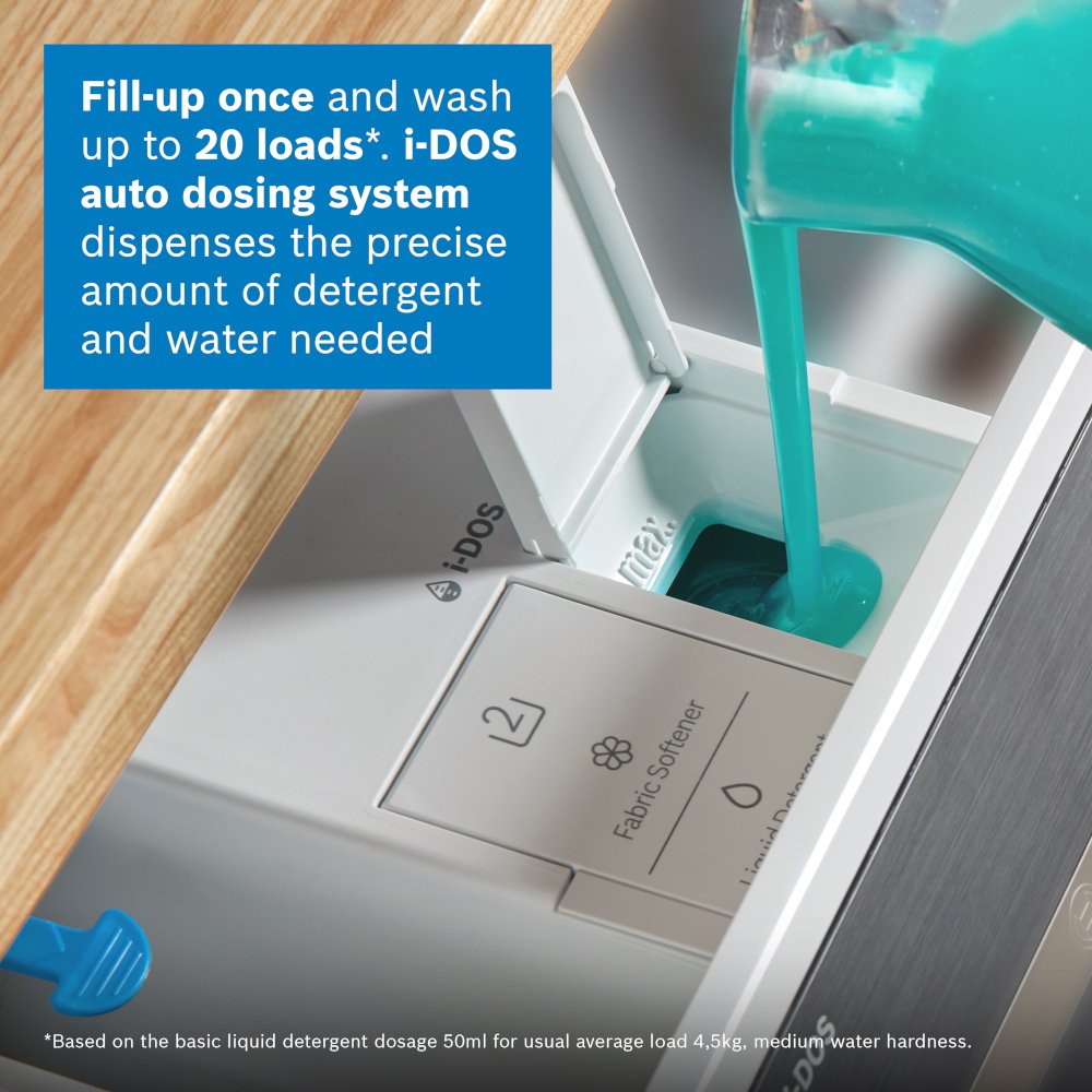 Bosch WGH254A0GB Series 6 Washing Machine, 10kg, 1400 Spin, White, A Rated