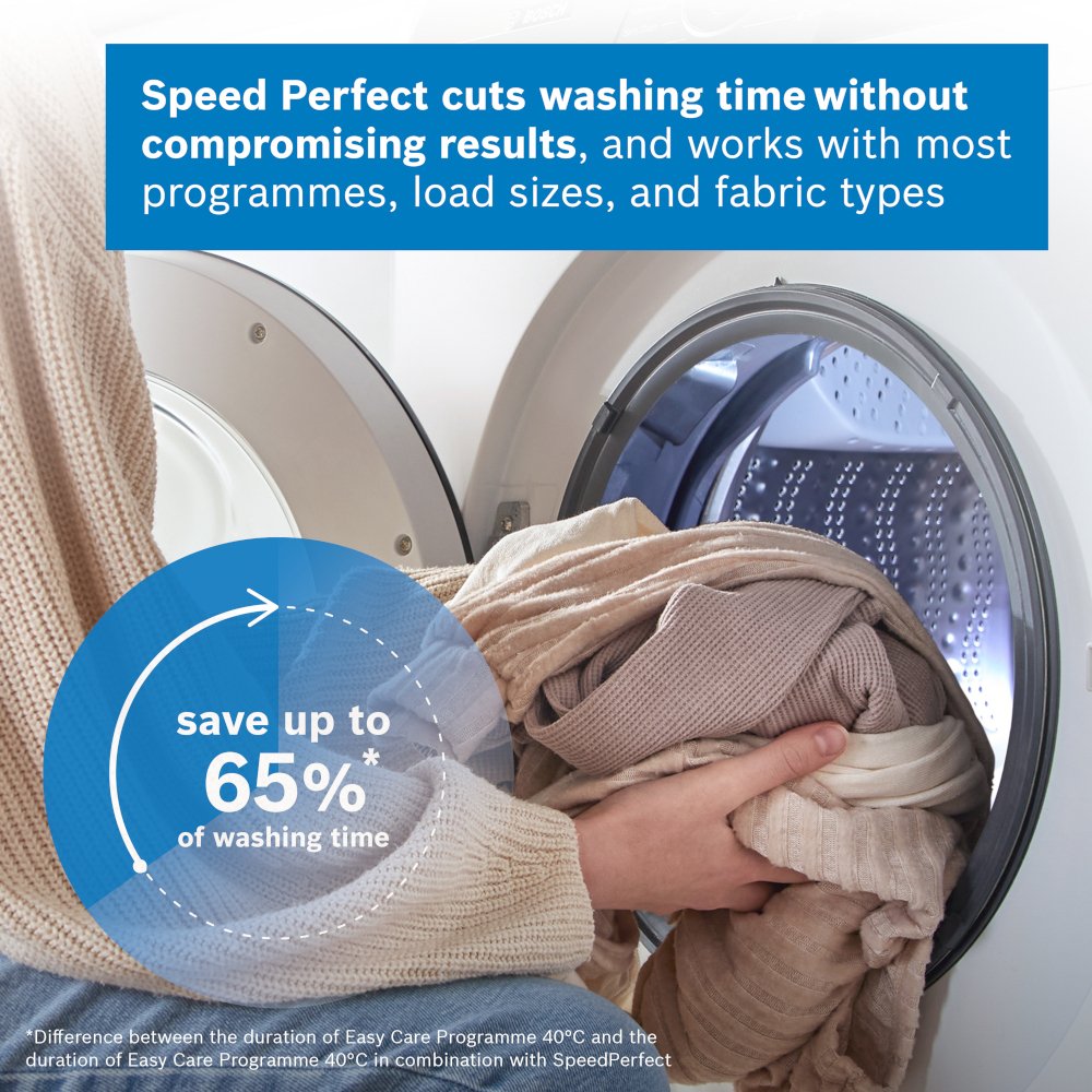 Bosch WGH254A0GB Series 6 Washing Machine, 10kg, 1400 Spin, White, A Rated