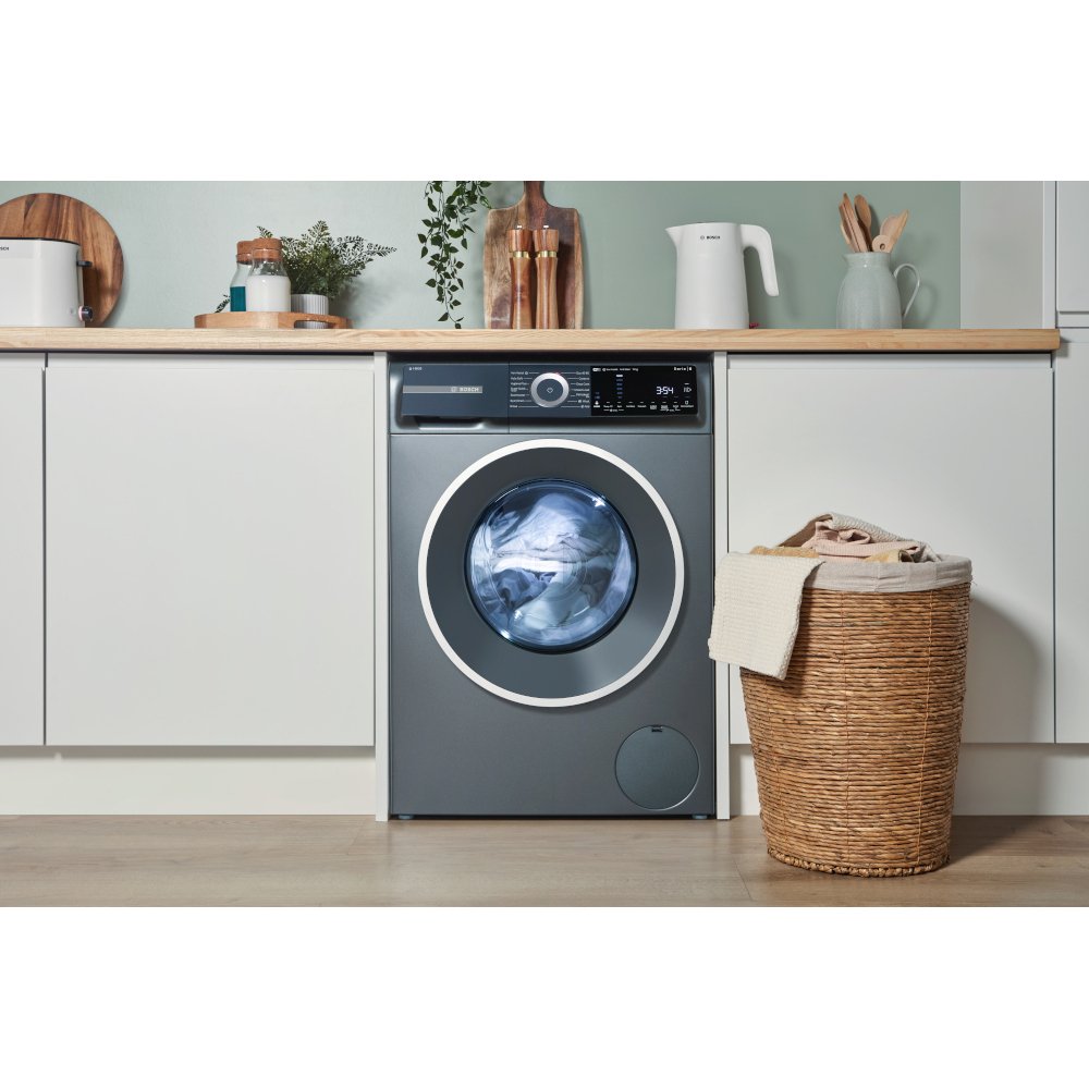 Bosch WGH254ARGB Series 6 Washing Machine, 10kg, 1400 Spin, Grey, A Rated