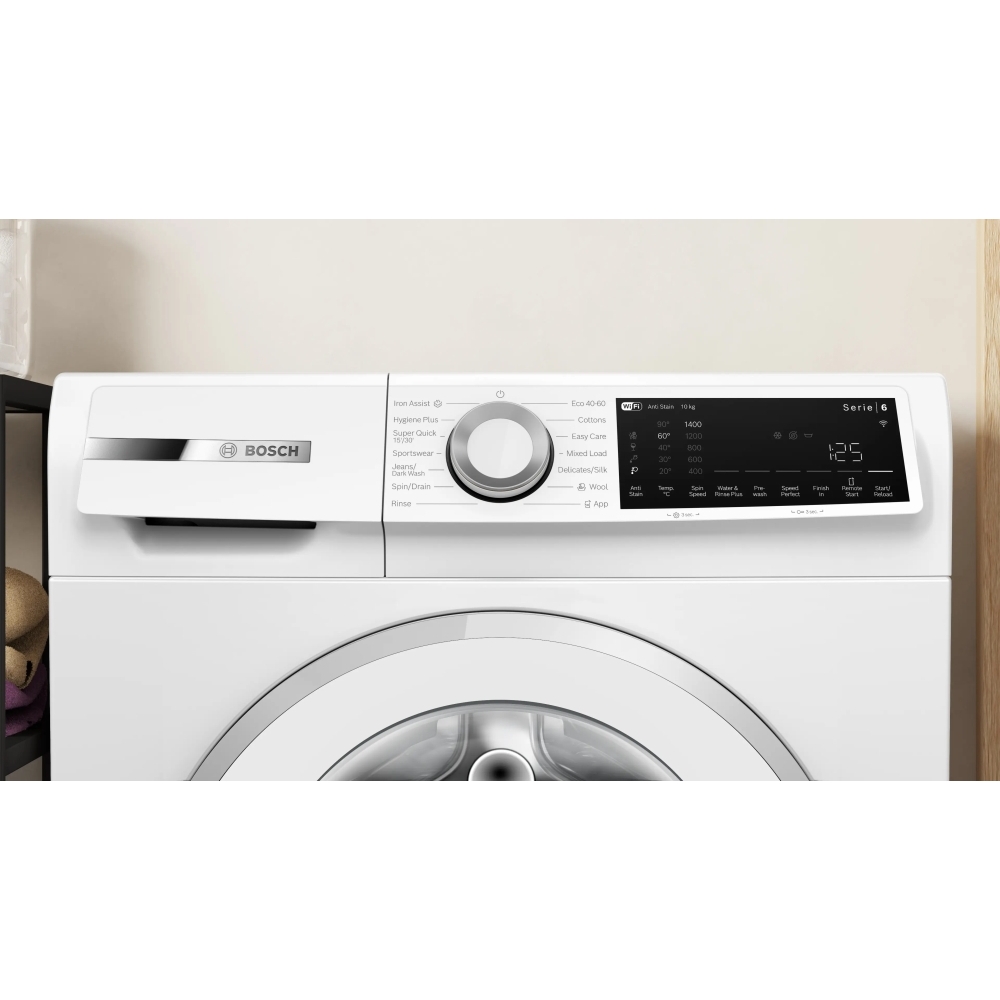 Bosch WGJ25400GB Washing Machine, White, A Rated