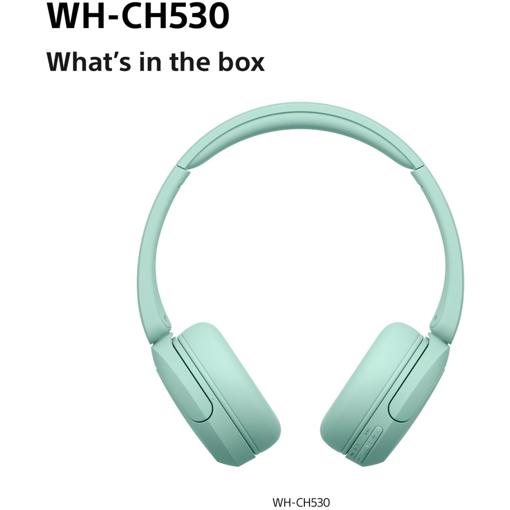 Sony WHCH530G.CE7 Headphones, Green