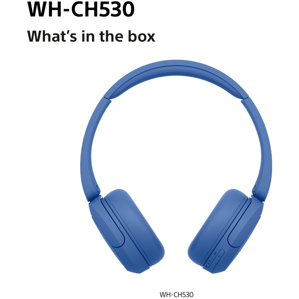 Sony WHCH530L.CE7 Headphones, Blue