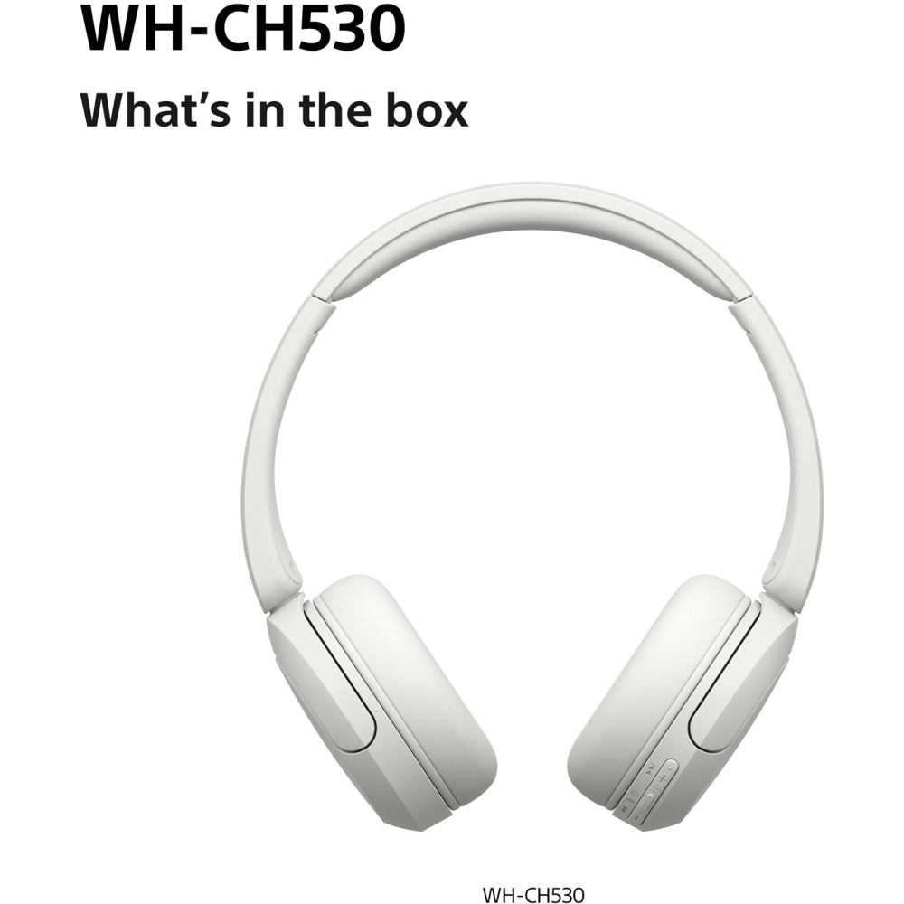 Sony WHCH530W.CE7 Headphones, White