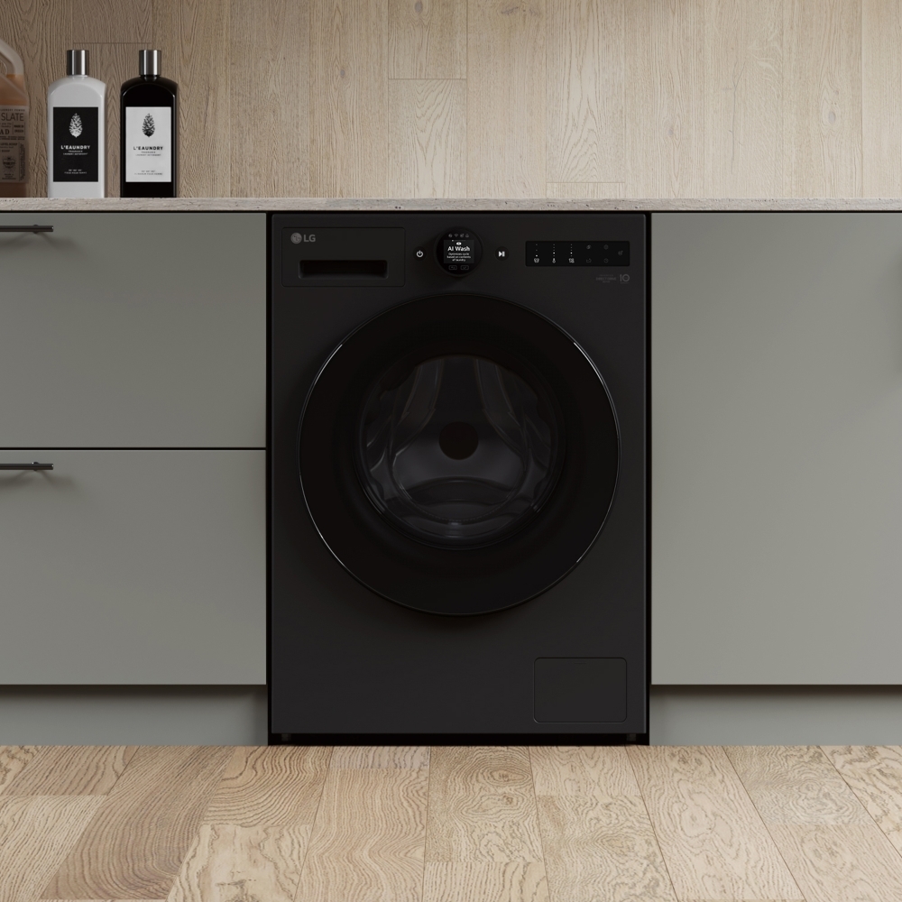 LG WHX9516TBC Washer Dryer, 11kg/6kg, 1400 Spin, Black, A Rated