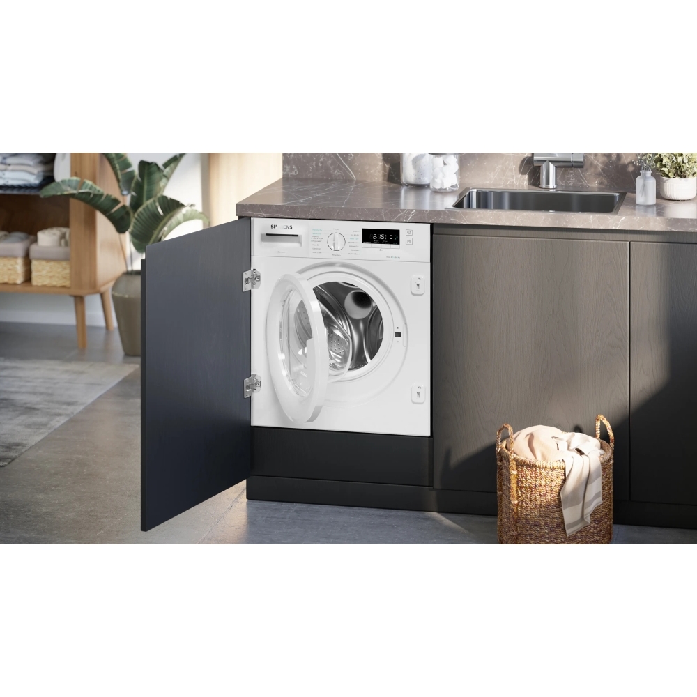 Siemens WK14D260GB Integrated Washer Dryer, 8kg/5kg, 1400 Spin, White, E Rated