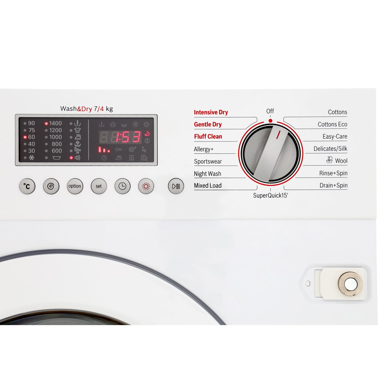 Buy Bosch Serie 6 WKD28541GB Integrated Washer Dryer (WKD28541GB