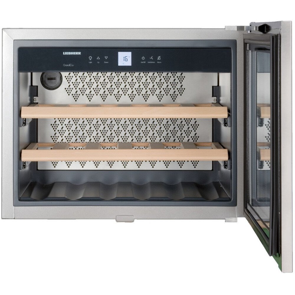 Liebherr WKEes553 Integrated Wine Cooler, Stainless Steel, G Rated
