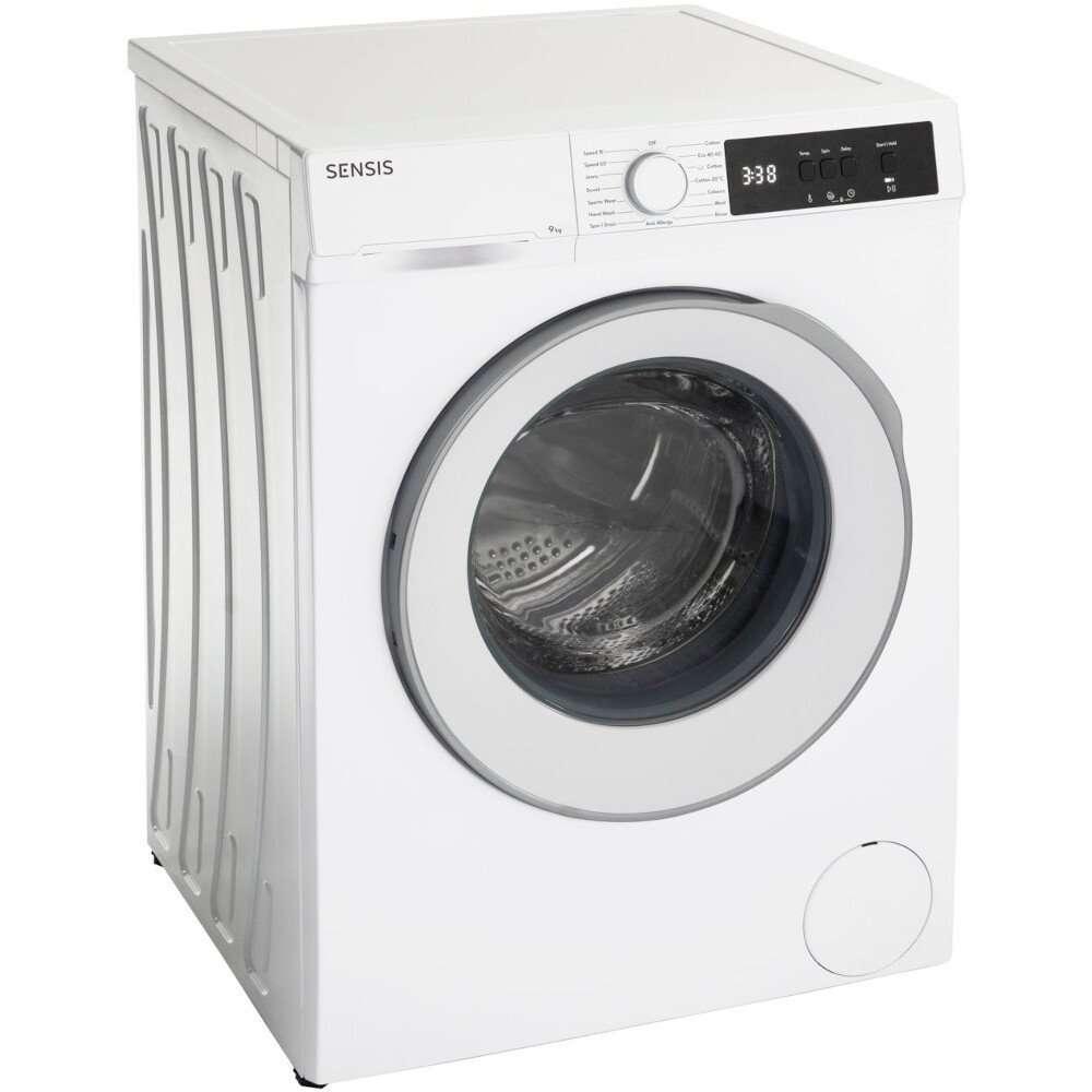 Sensis WMF01914AW Washing Machine, 9kg, 1400 Spin, White, A Rated