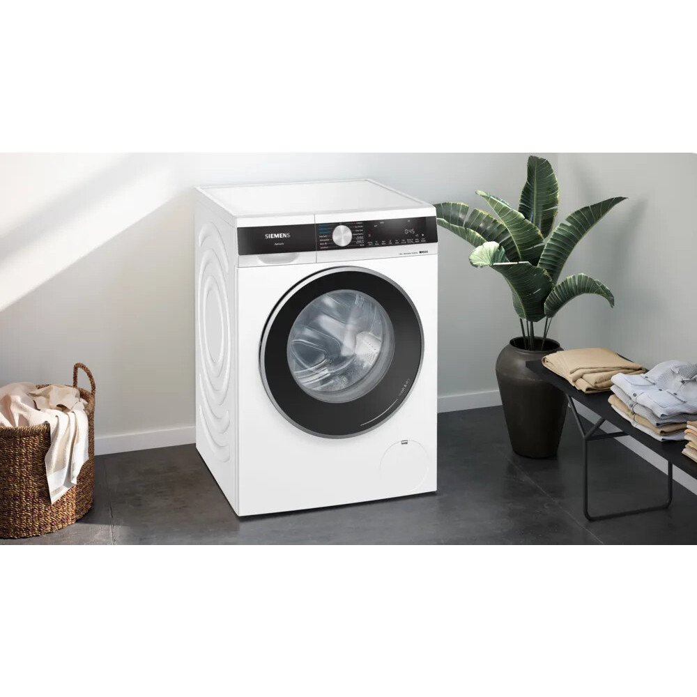 Siemens WN54G1A1GB iQ500 i-Dos Washer Dryer, 10kg/6kg, 1400 Spin, White, D Rated