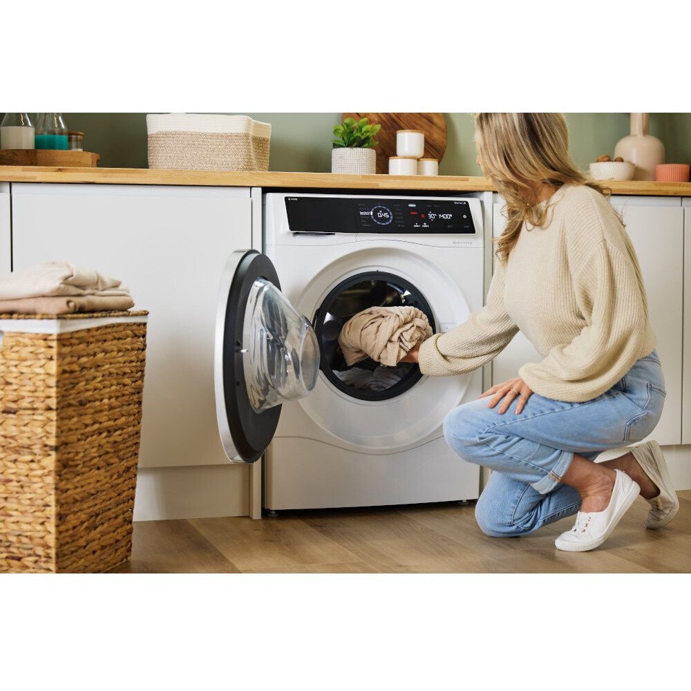 Bosch WNC25410GB Series 8 i-Dos Washer Dryer, 10kg/6kg, 1400 Spin, White, D Rated