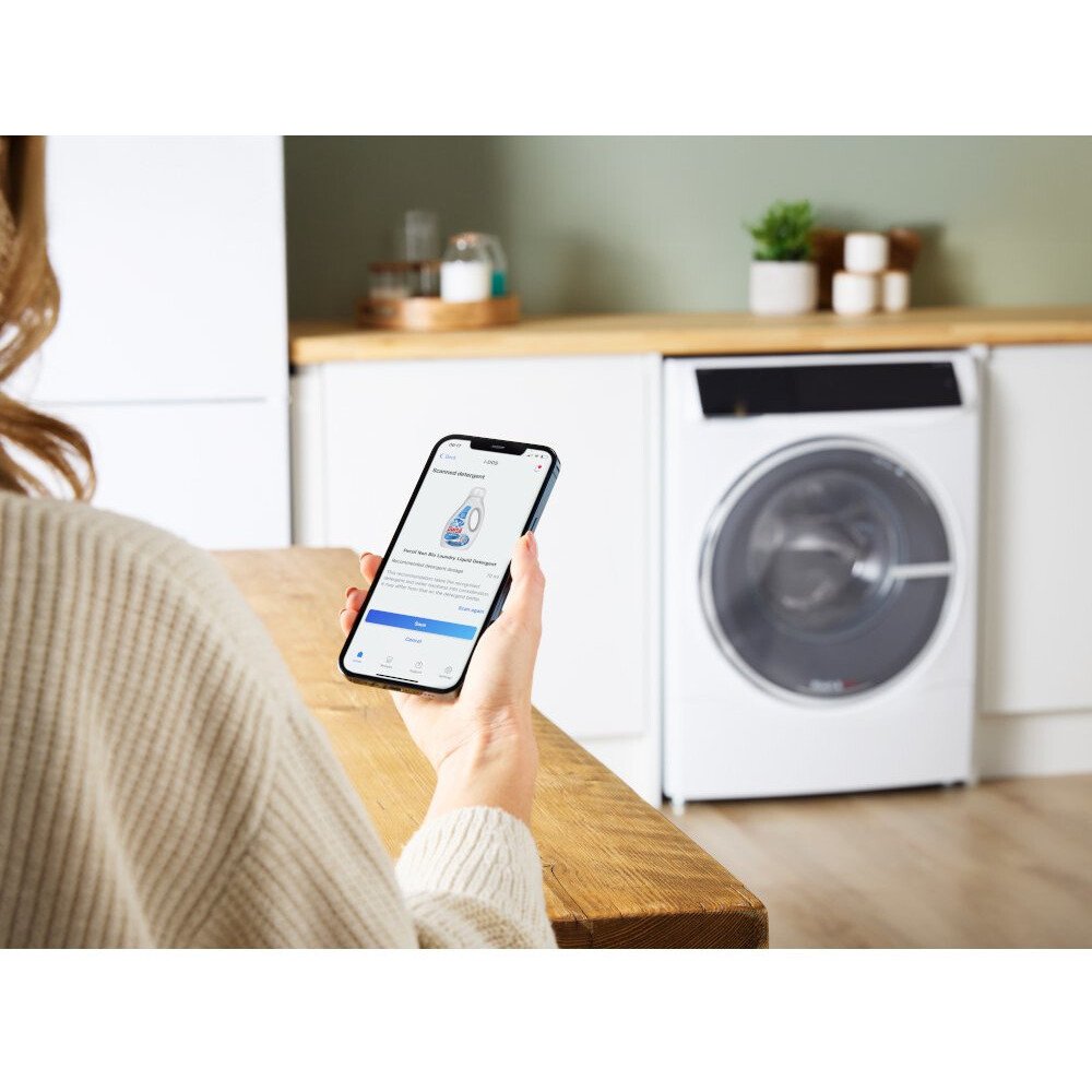 Bosch WNC25410GB Series 8 i-Dos Washer Dryer, 10kg/6kg, 1400 Spin, White, D Rated