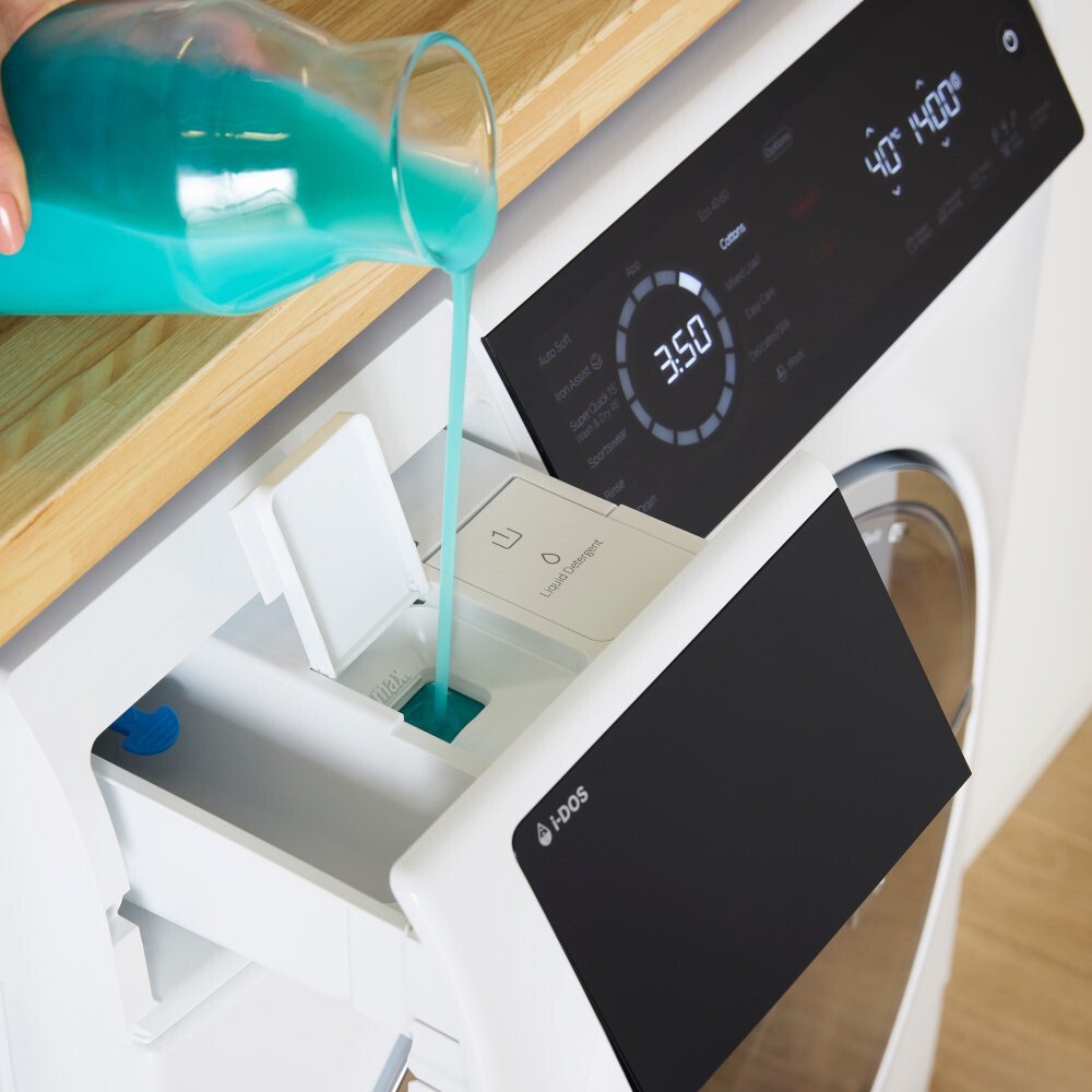 Bosch WNC25410GB Series 8 i-Dos Washer Dryer, 10kg/6kg, 1400 Spin, White, D Rated