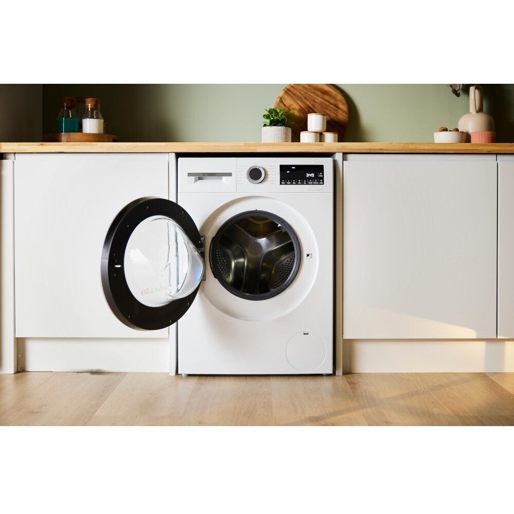 Bosch WNG25401GB Series 6 Washer Dryer, 10kg/6kg, 1400 Spin, White, A Rated