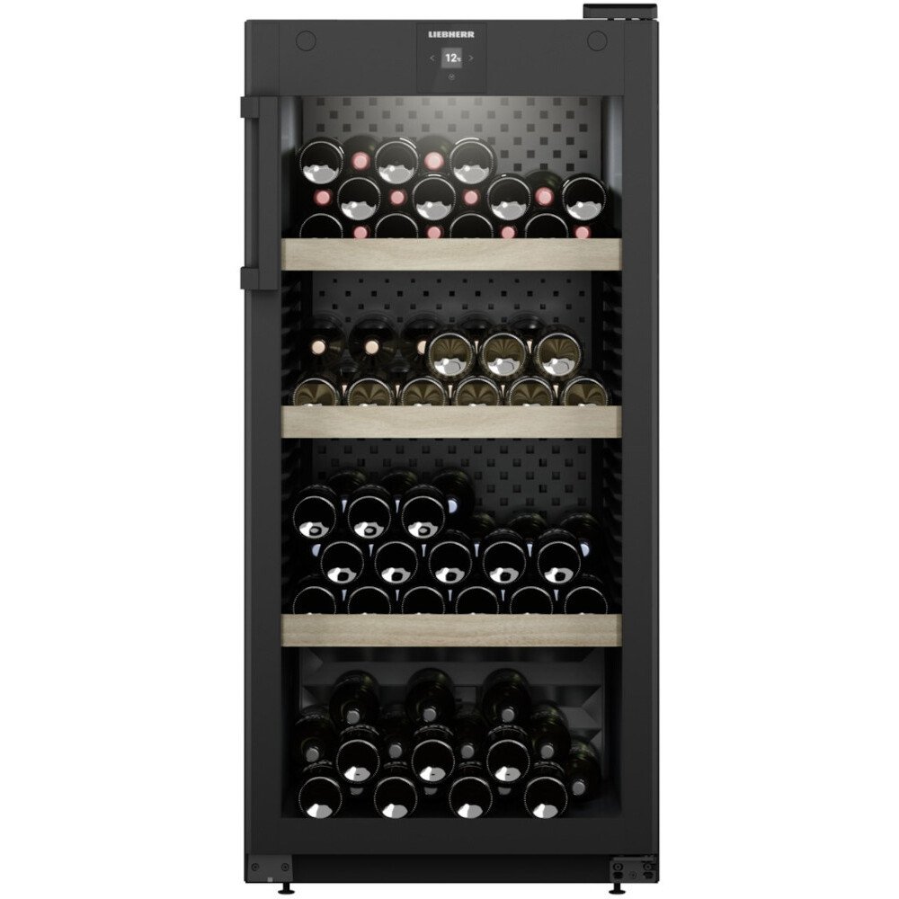 Liebherr WPbl4201 Wine Cooler, Black, E Rated