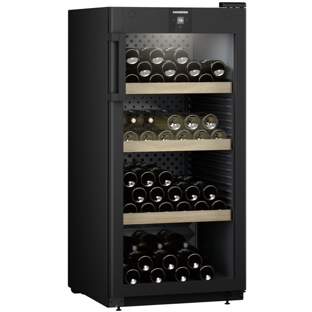 Liebherr WPbl4201 Wine Cooler, Black, E Rated