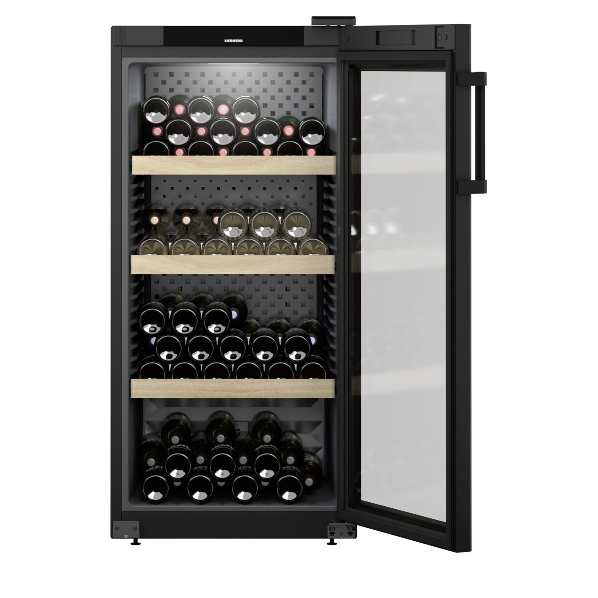Liebherr WPbl4201 Wine Cooler, Black, E Rated