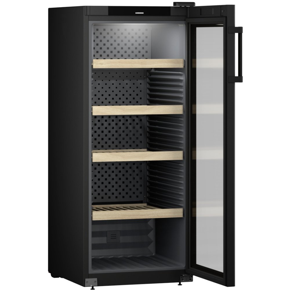 Liebherr WPbl4601 Wine Cooler, Black, F Rated