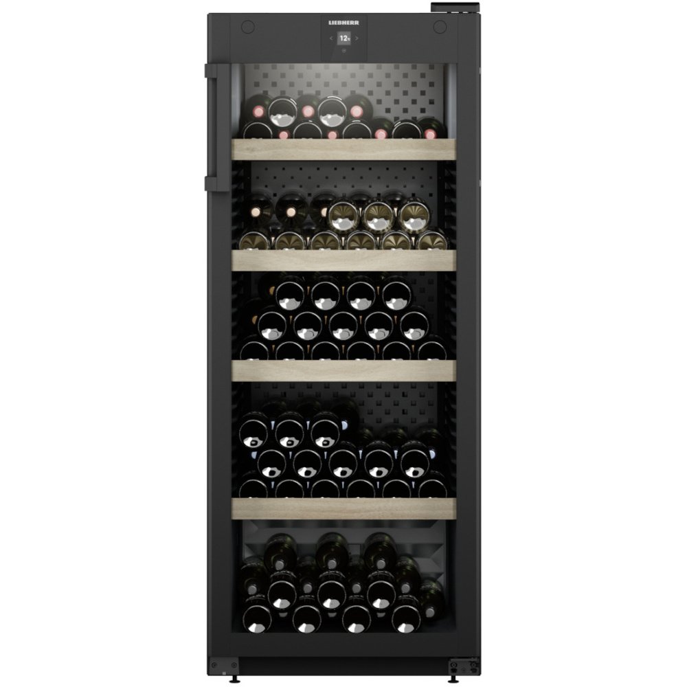 Liebherr WPbl4601 Wine Cooler, Black, F Rated