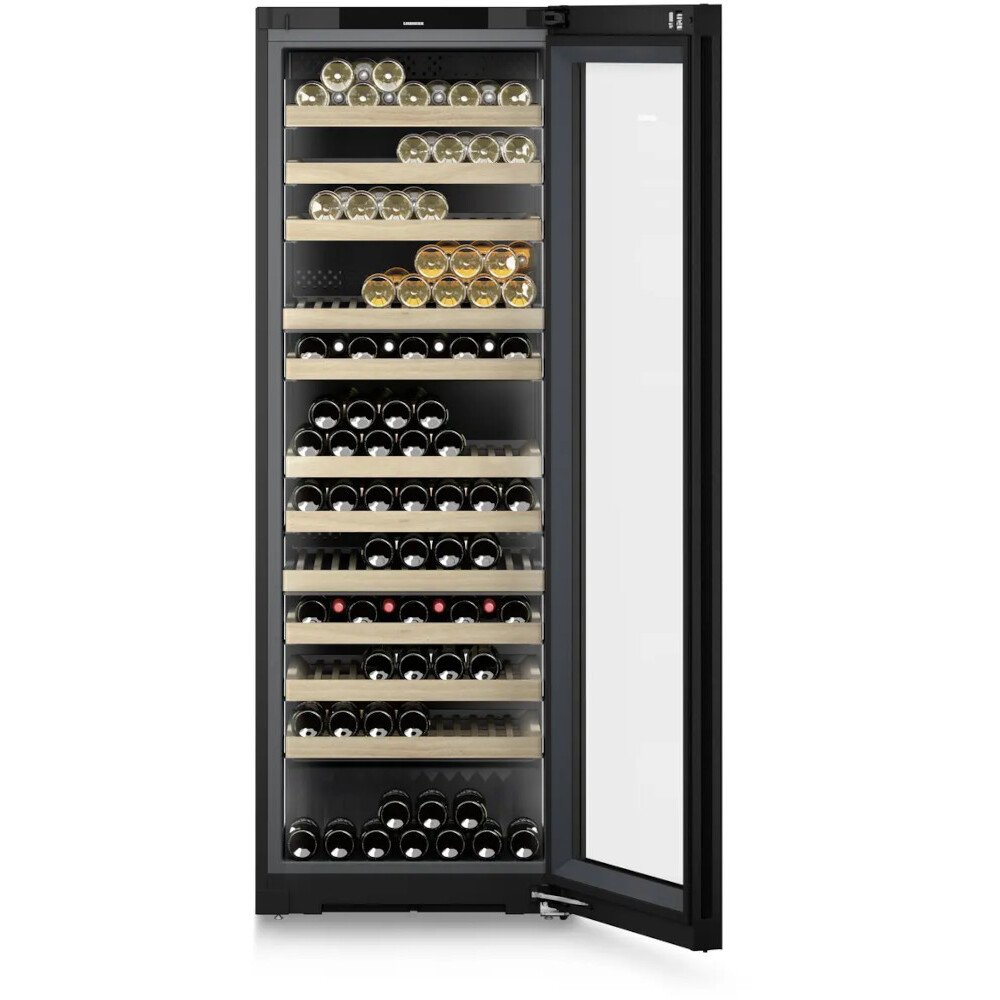 Liebherr WPgbi7473 Wine Cooler, Black, F Rated