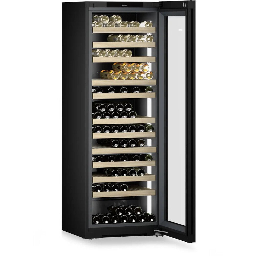 Liebherr WPgbi7473 Wine Cooler, Black, F Rated