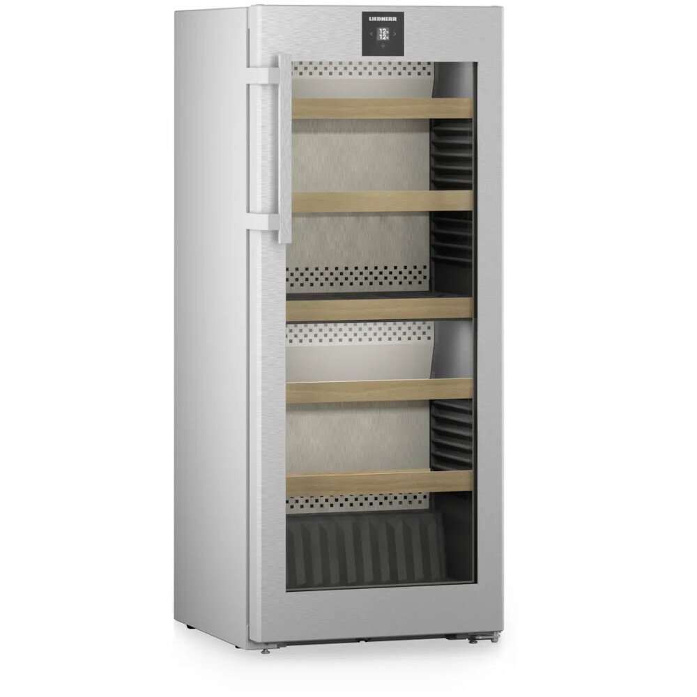 Liebherr WPsd4652 Wine Cooler, Silver, F Rated