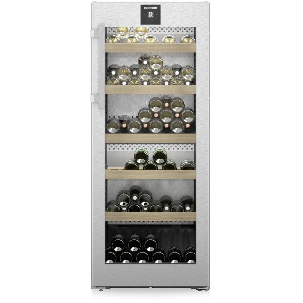Liebherr WPsd4652 Wine Cooler, Silver, F Rated